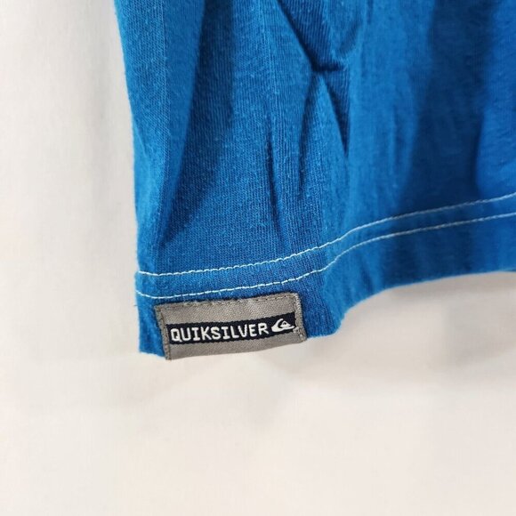 Quicksilver Boardriders Club T-Shirt Mens Size Small Kuala Lumpur Vtg 90s Blue - Picture 2 of 8
